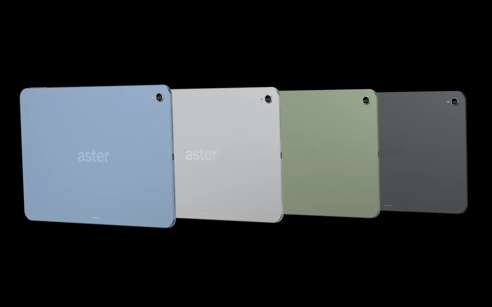 Четыре Aster Tab разных цветов